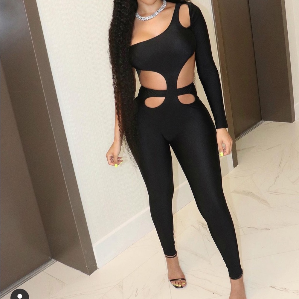 Stretchy cut out jumpsuit